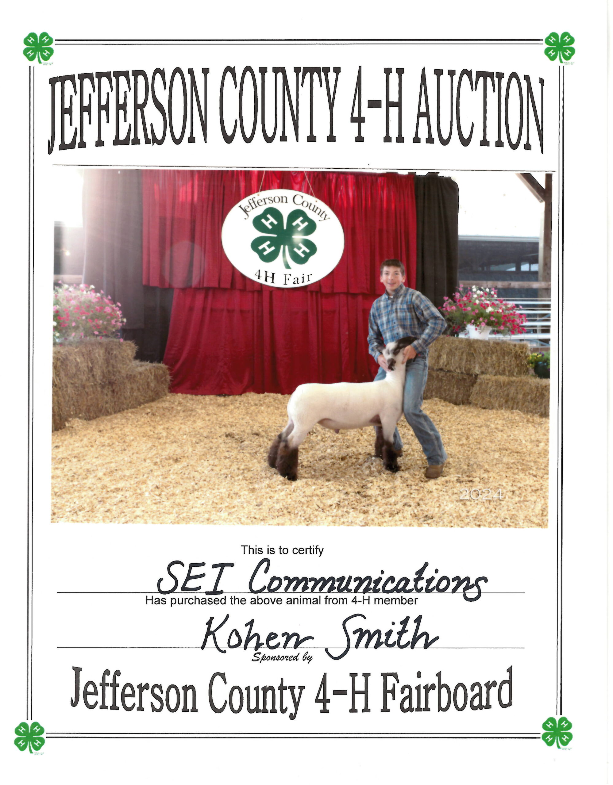 Kohen smith jefferson sei communications inc