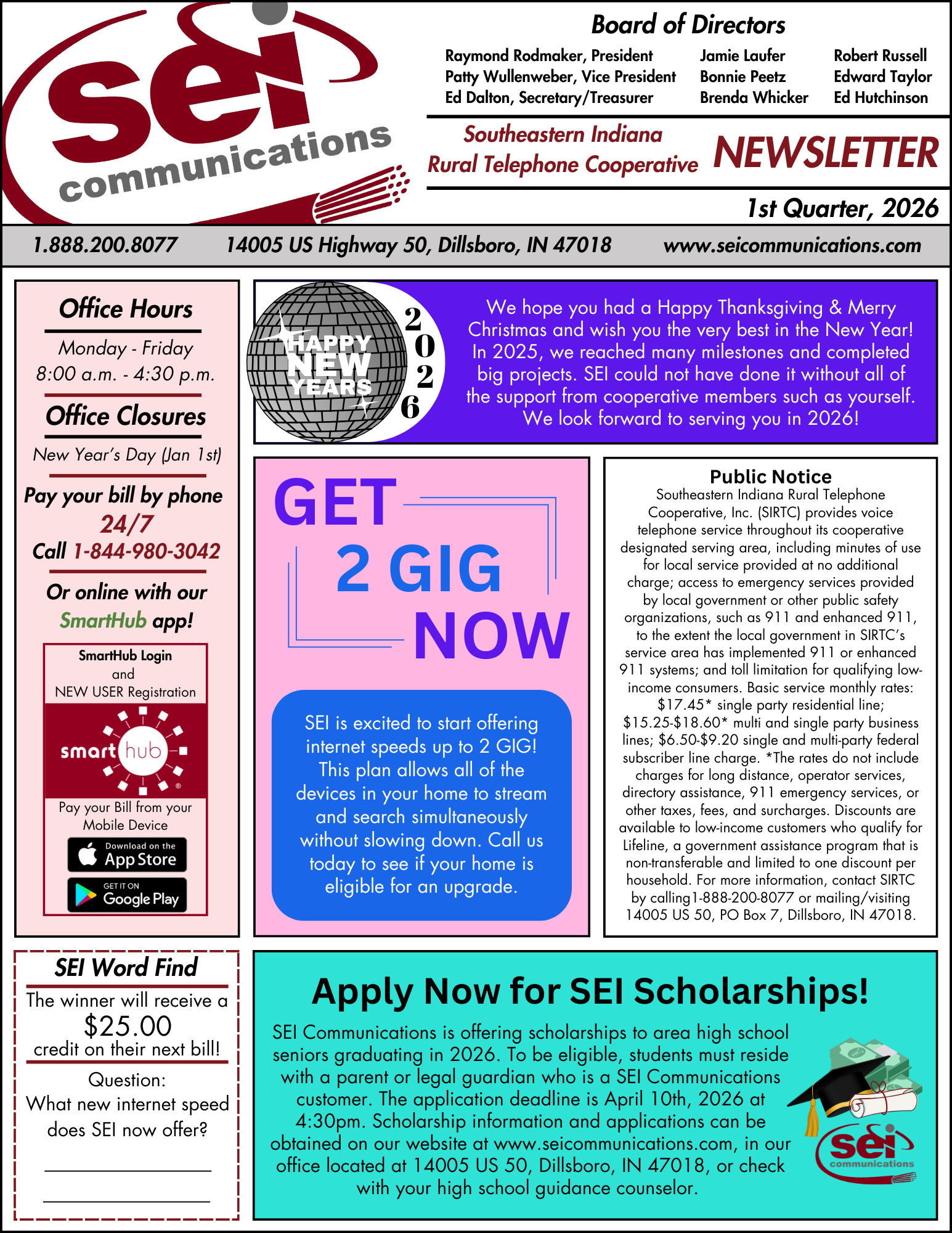 2026 Q1 Newsletter Cover